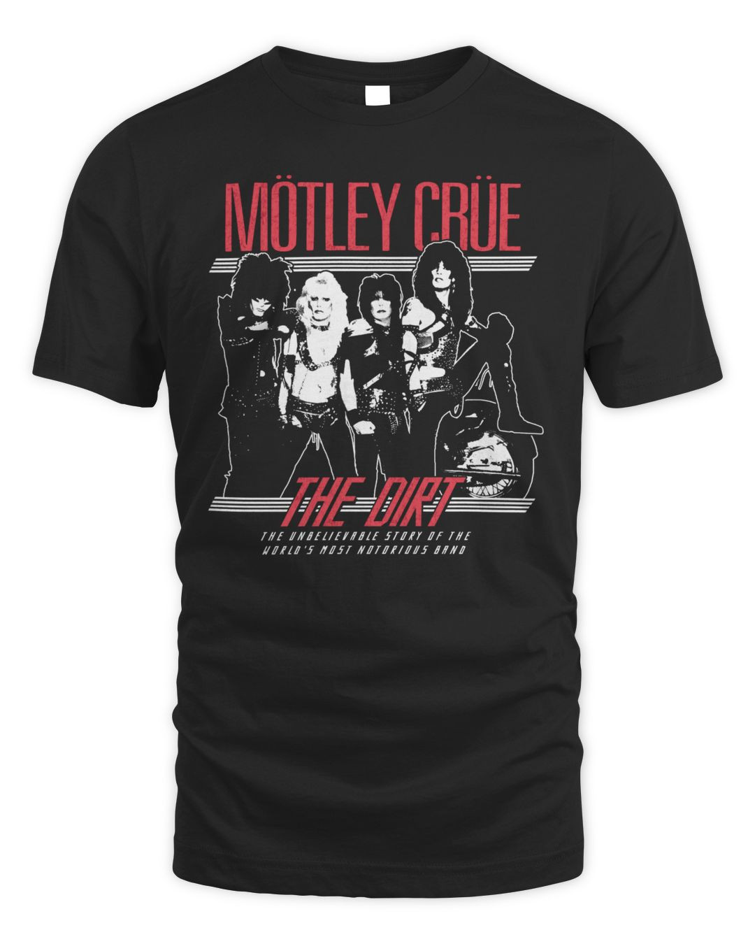 Motley Crue Merch The Dirt Shirt