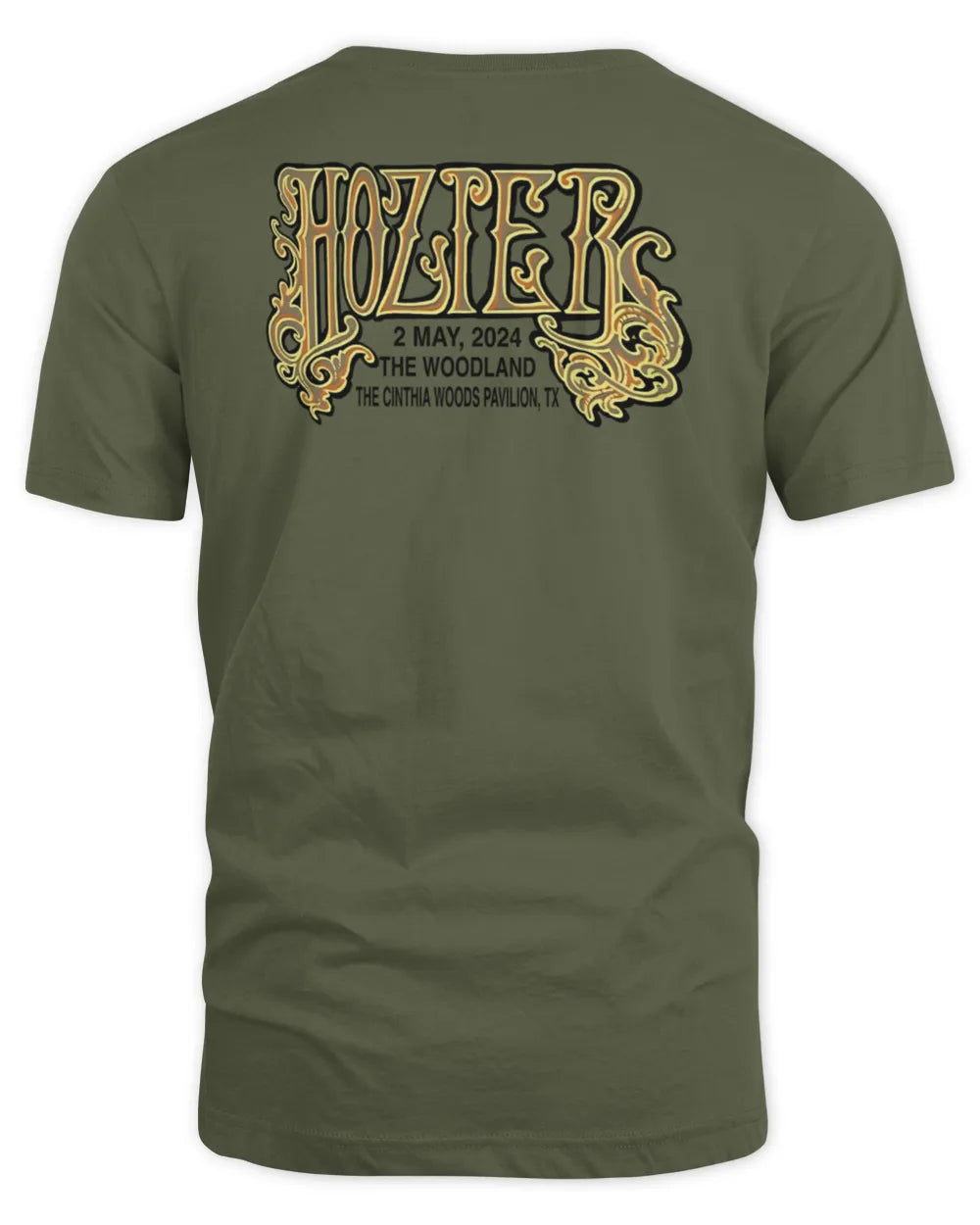 Hozier Merch Houston May 2 Show Tee