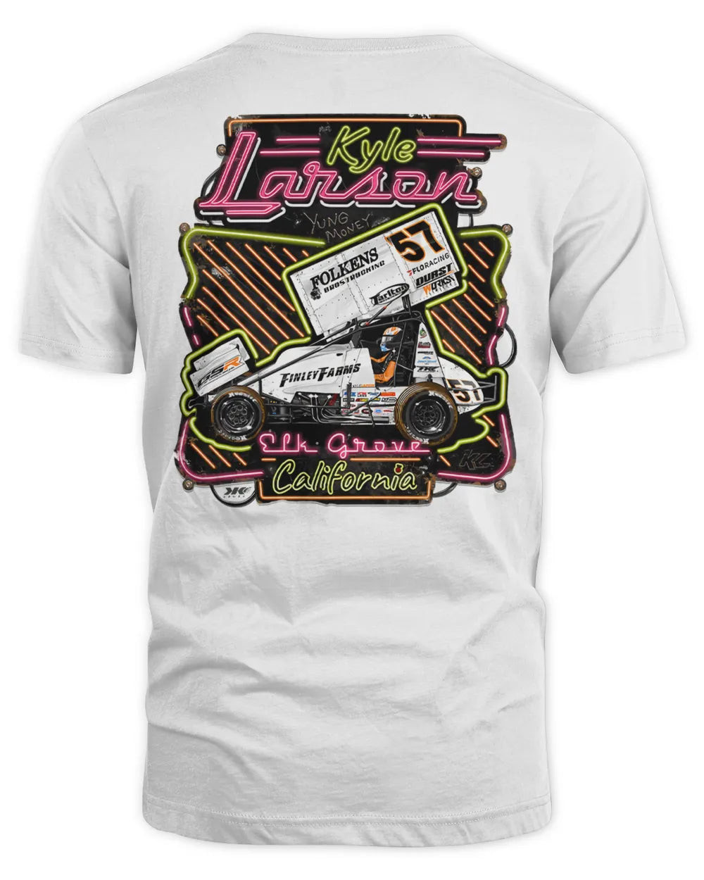Kyle Larson Merch Light Up The Night Shirt