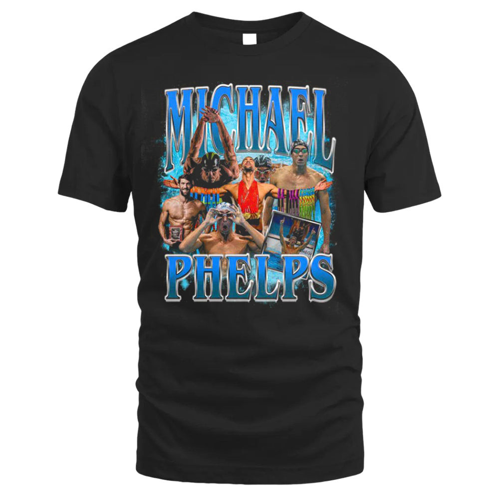Michael Phelps Olympic Tee, Vintage T-shirt Style