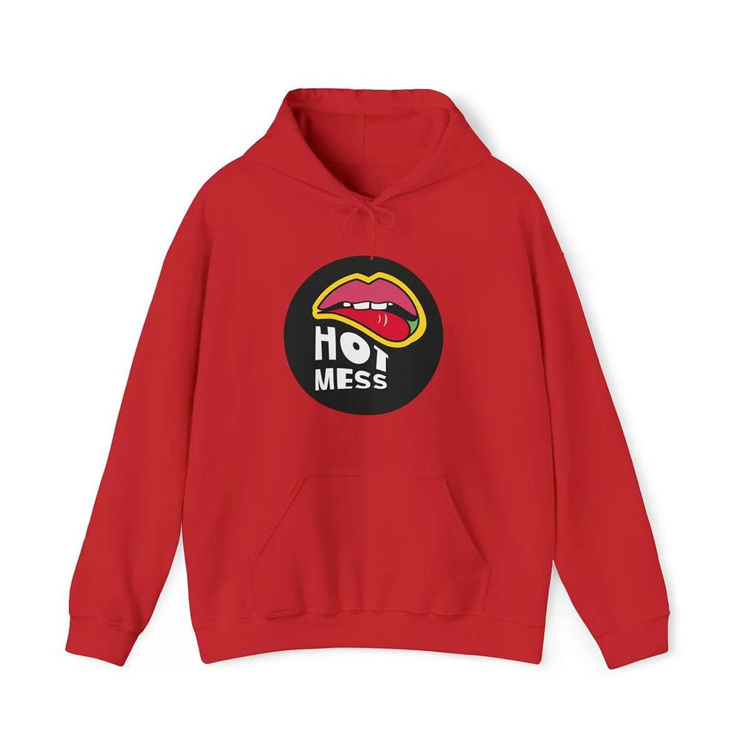 Hot Mess Merch Hot Mess Red Hoodie
