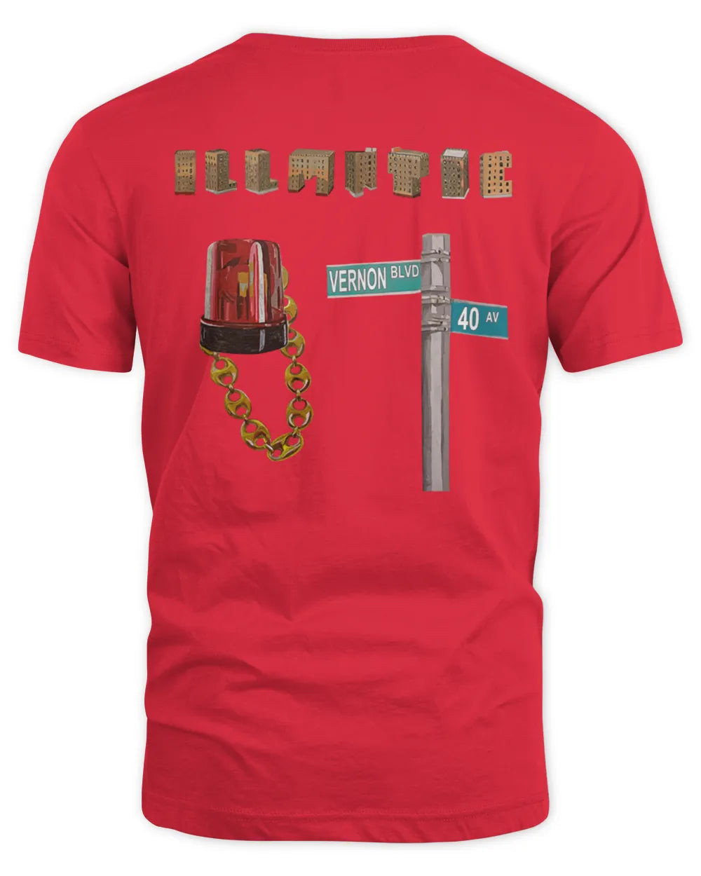 Nas 30 Years Of Illmatic Red Shirt