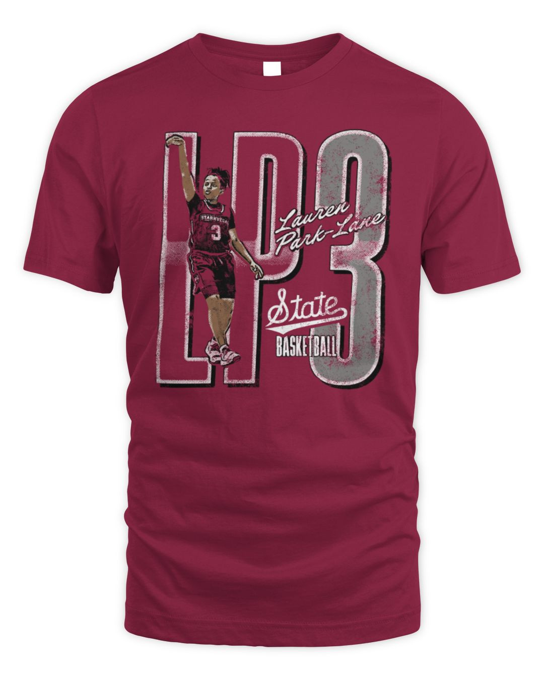 Lauren Park-lane Women's Basketball Mississippi State T Shirt Lp3 Msstate Nil Store