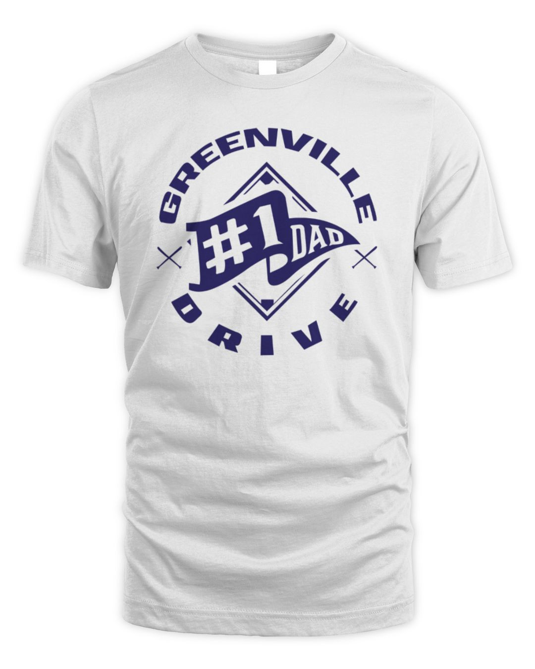 Milb Store Greenville Drive Vantage #1 Dad Tee Shirt