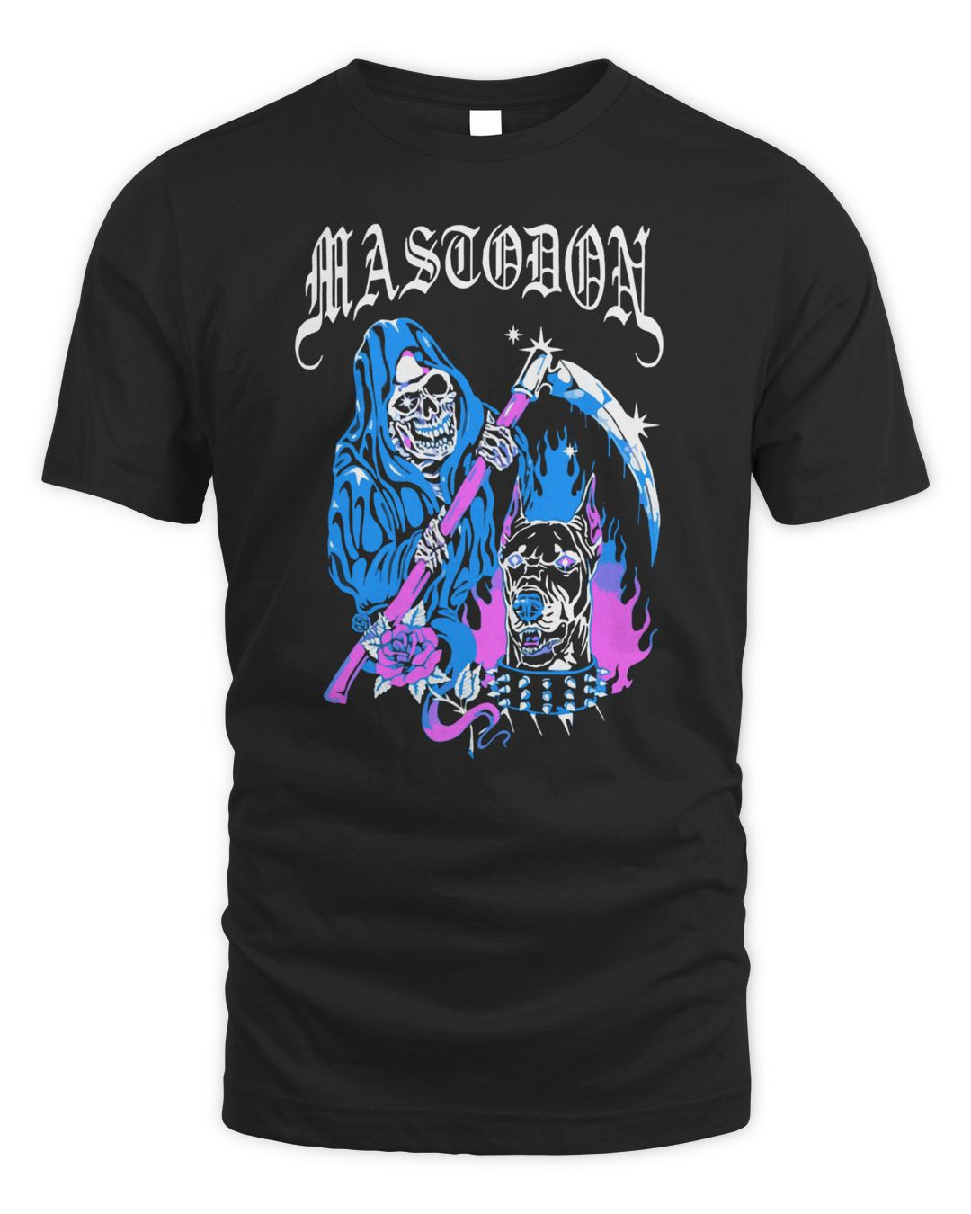 Mastodon Merch Grim Reaper Raglan Shirt