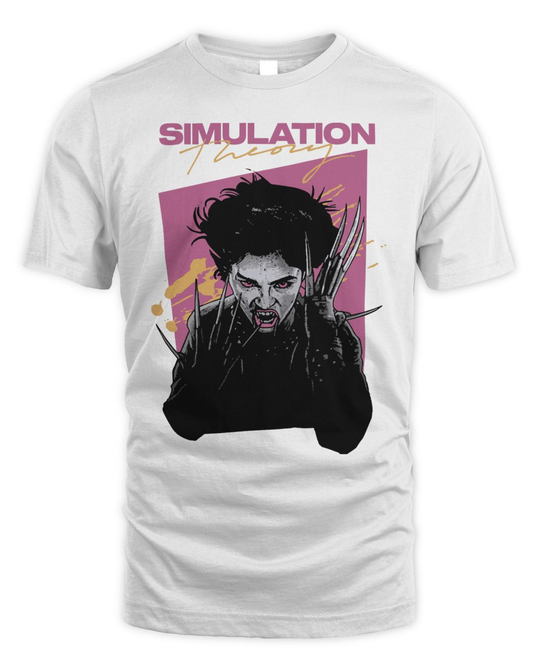 Muse Merch Simulation Theory 80s Nails Shirt