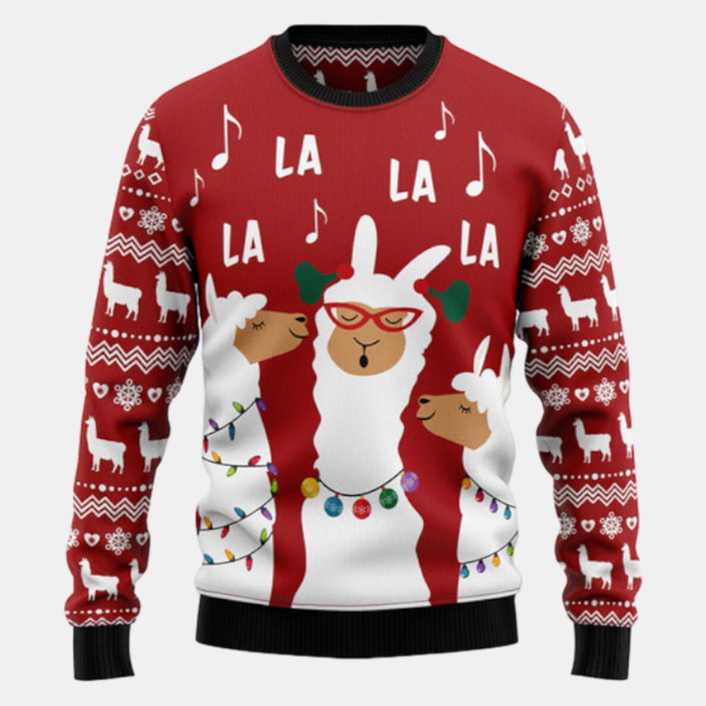 Llama La La Ugly Sweater