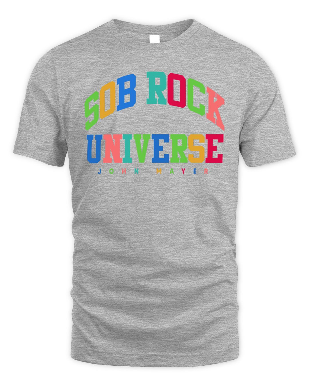 John Mayer Merch Sob Rock Universe Heather T-shirt