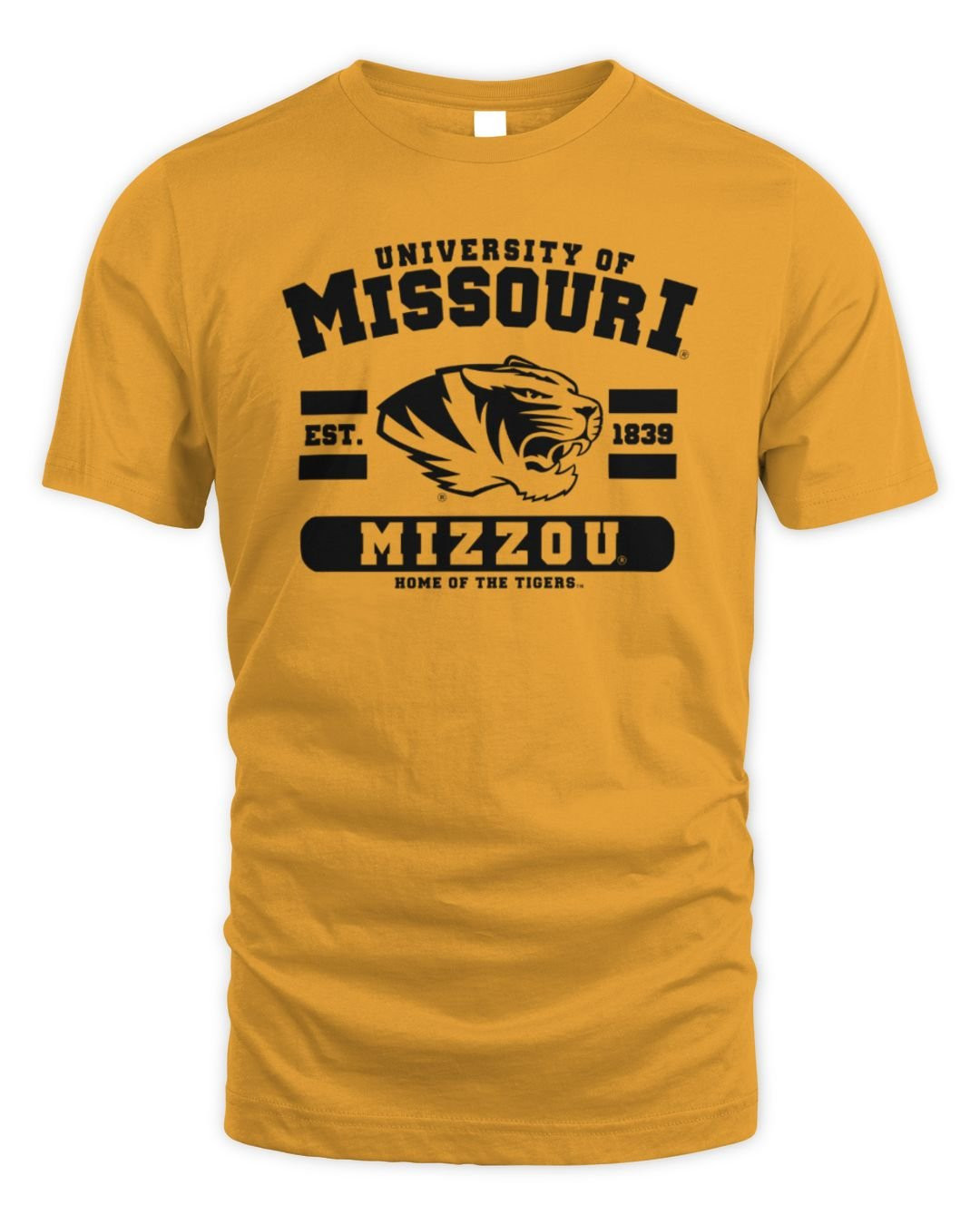 Mizzou Tigers University Of Missouri Tiger Head Est. 1839 Shirt