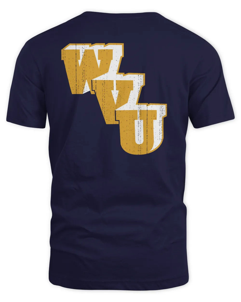 Men's Comfort Wash Steel West Virginia Mountaineers Vintage Logo T-shirt