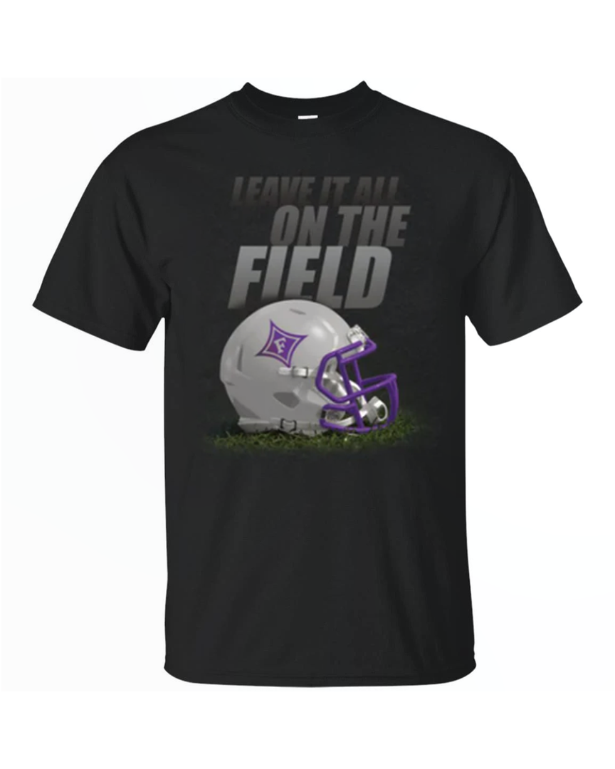 Leave It All On The Field Furman University Paladins Gridiron T Shirt
