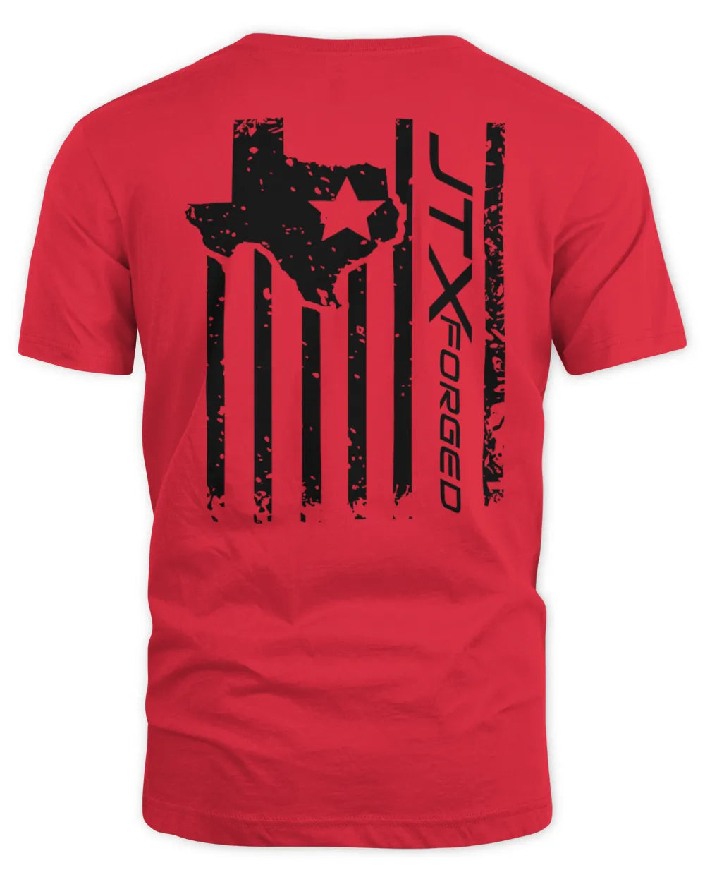 Jtx Forged Merch Texas Flag T Shirt Red
