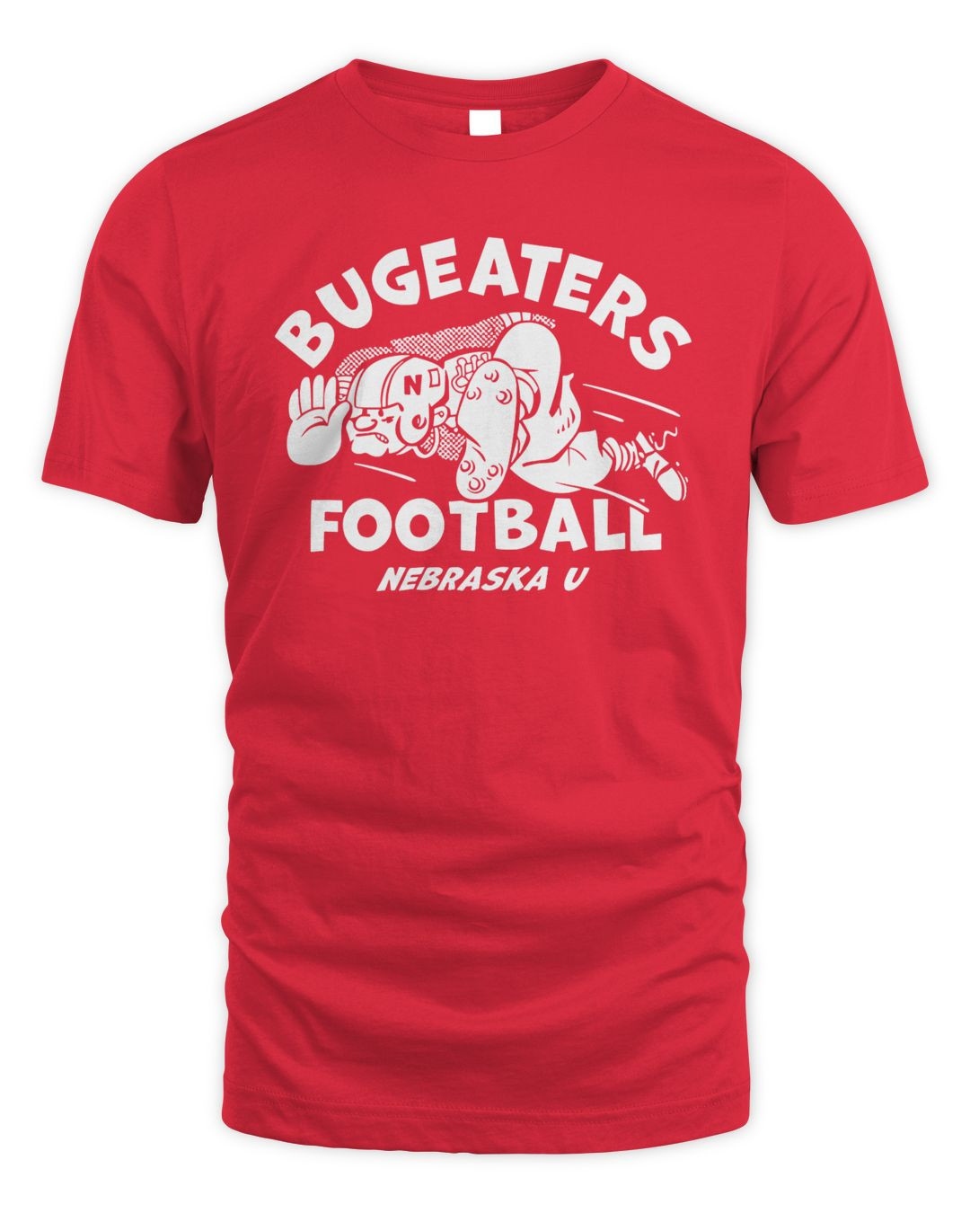 Men's Homefield Heathered Scarlet Nebraska Huskers Bugeaters Vintage T-shirt