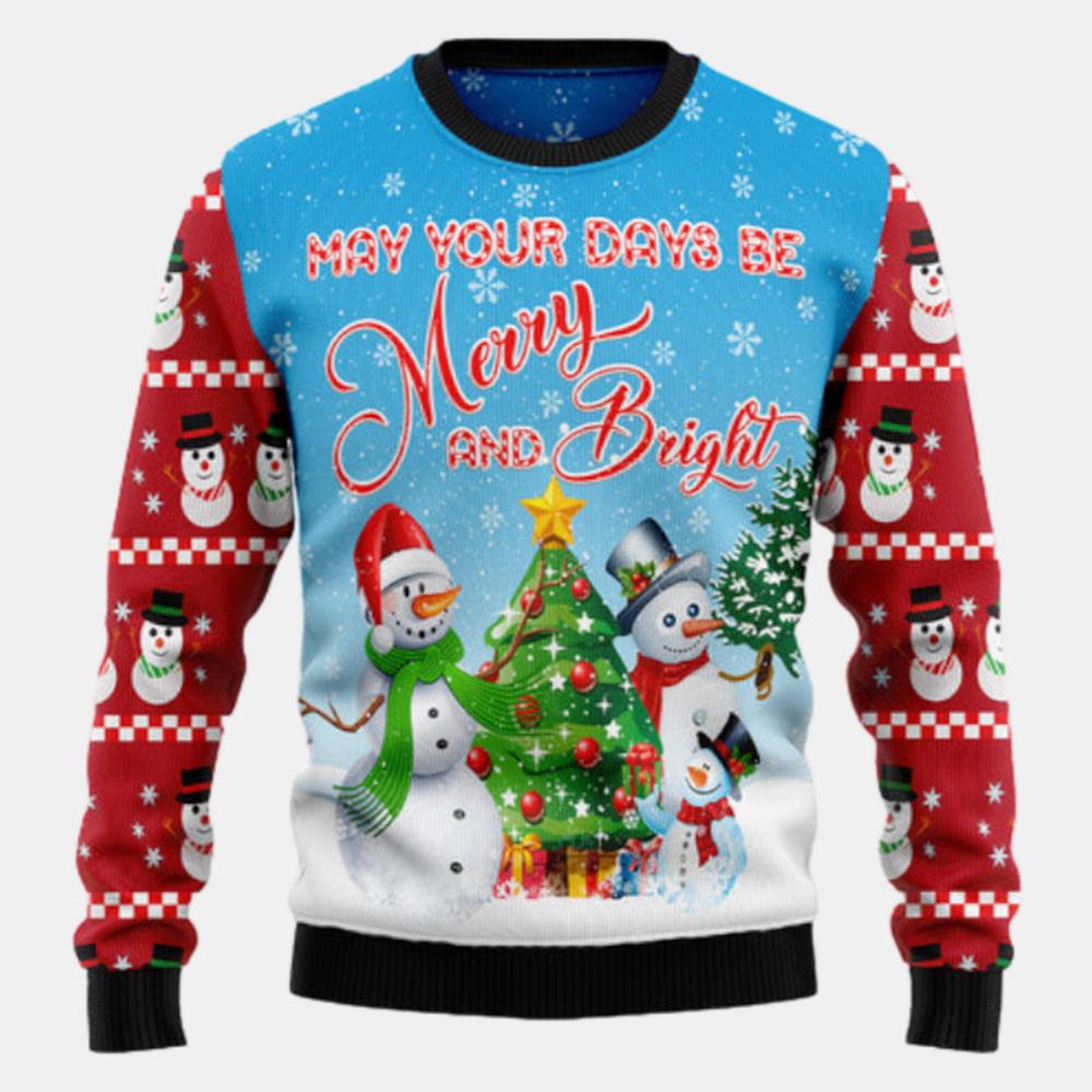 Love Snowman Ugly Sweater