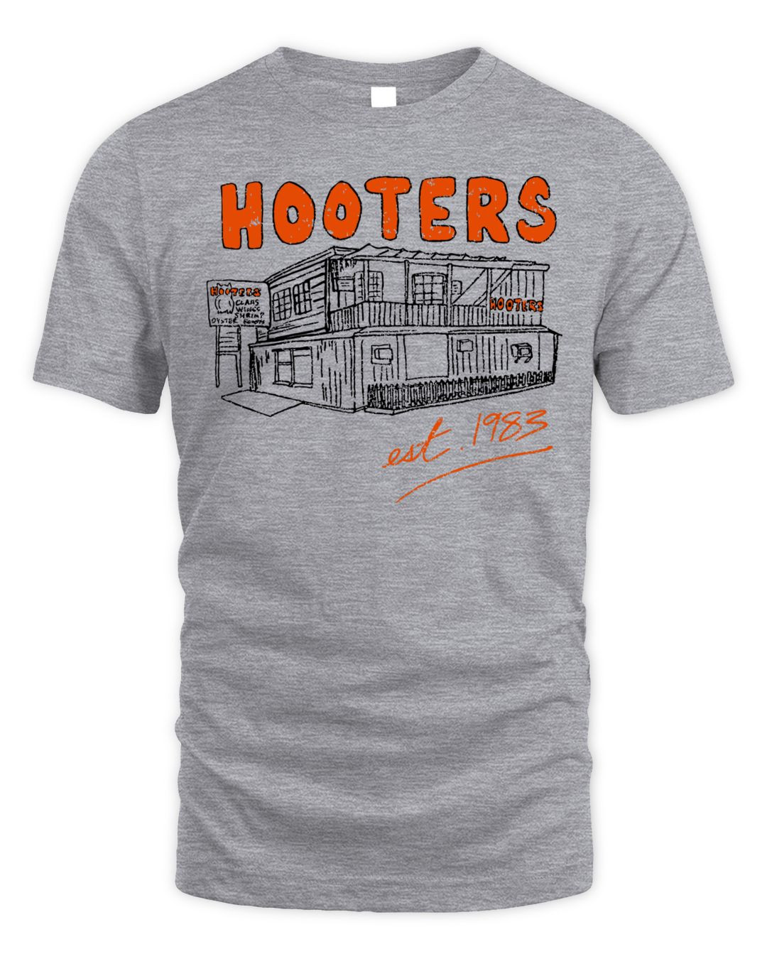 Hooters Merchandise Original Sketch Shirt
