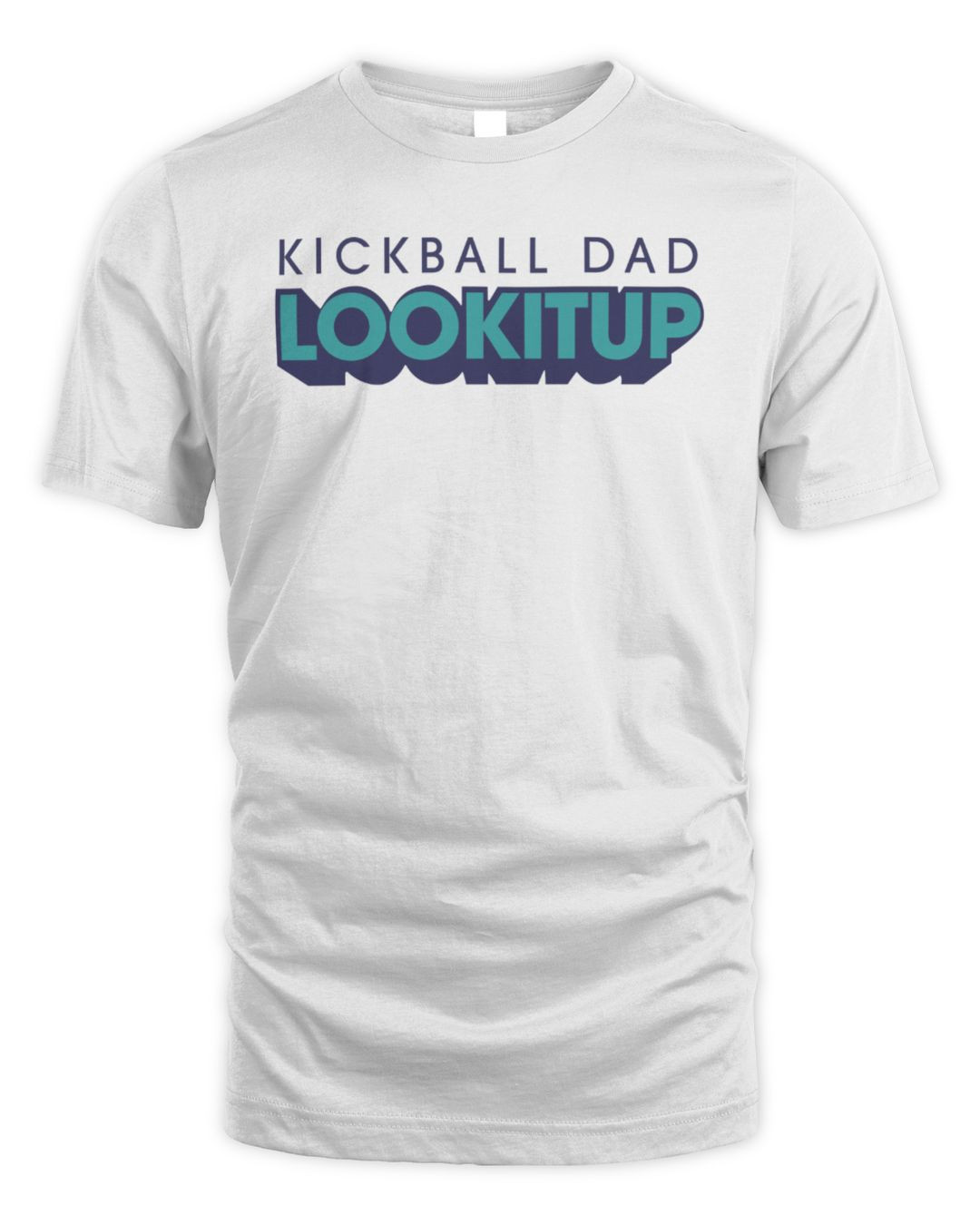 Kickball Dad Lookitup Homage Sweatshirt Hoodie White