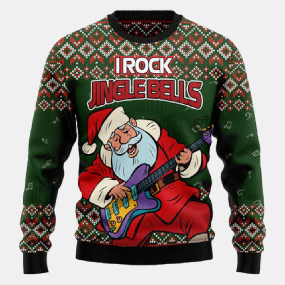 I Rock Jingle Bells 1 Ugly Sweater