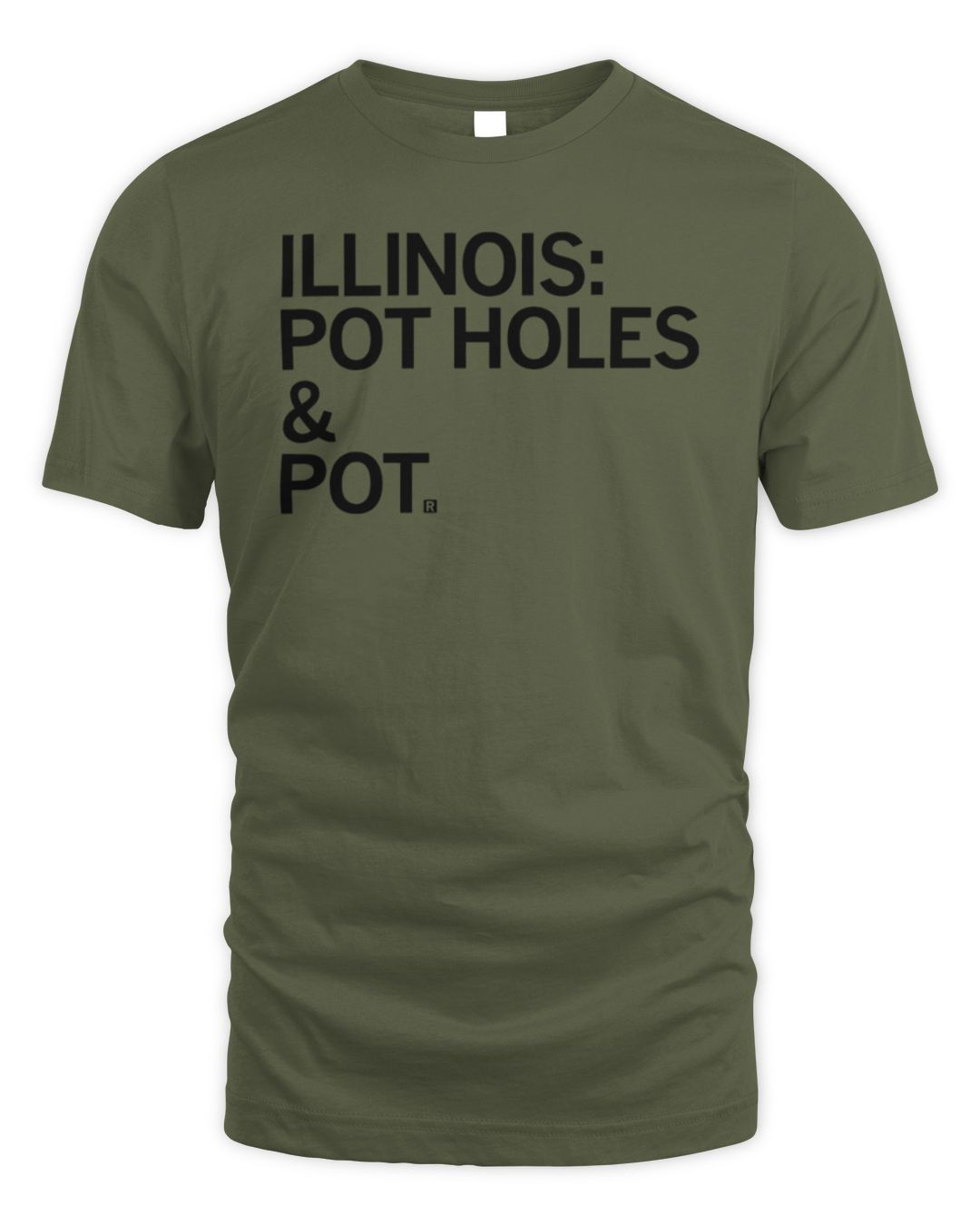 Illinois Pot Holes & Pot T-shirt Raygun Shirts