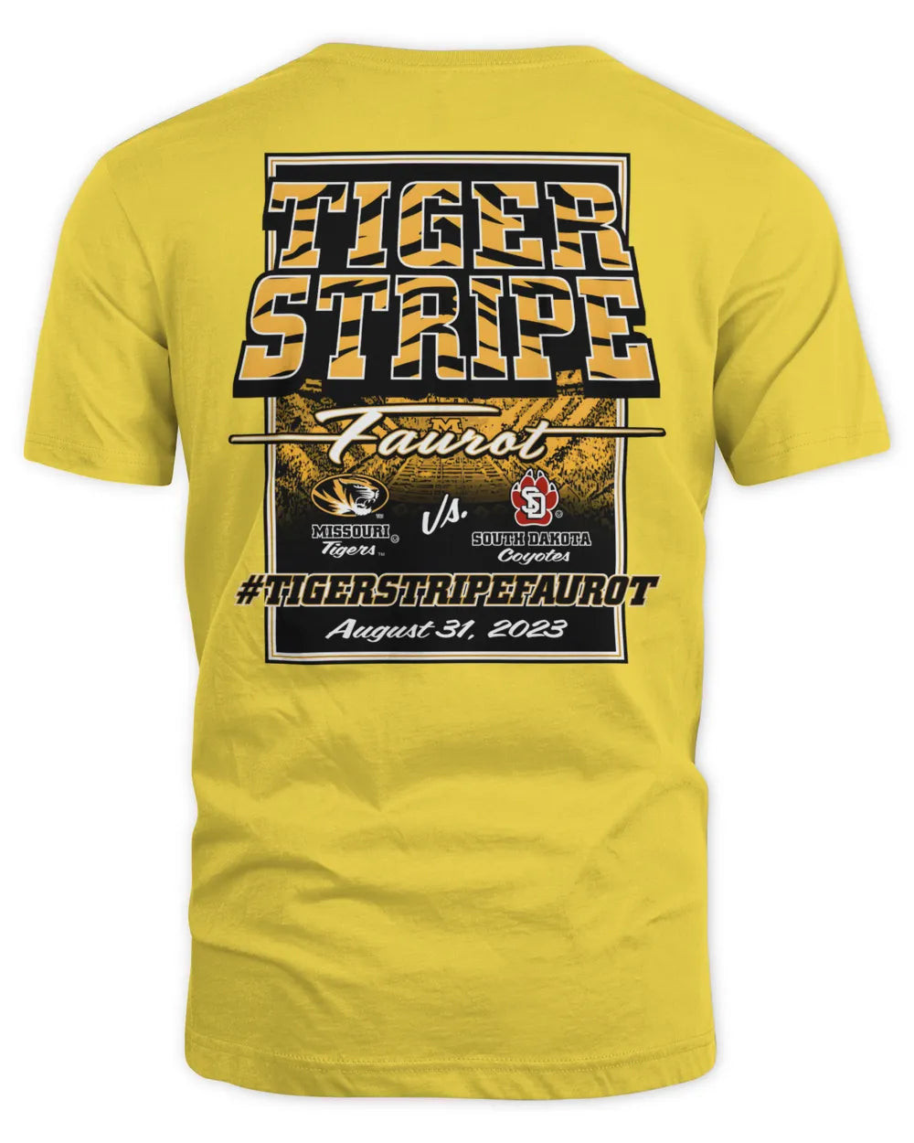 Mizzou Tigers 2023 Official Tiger Stripe Game Day Gold Official T Shirt Hoodie Sweatshirt