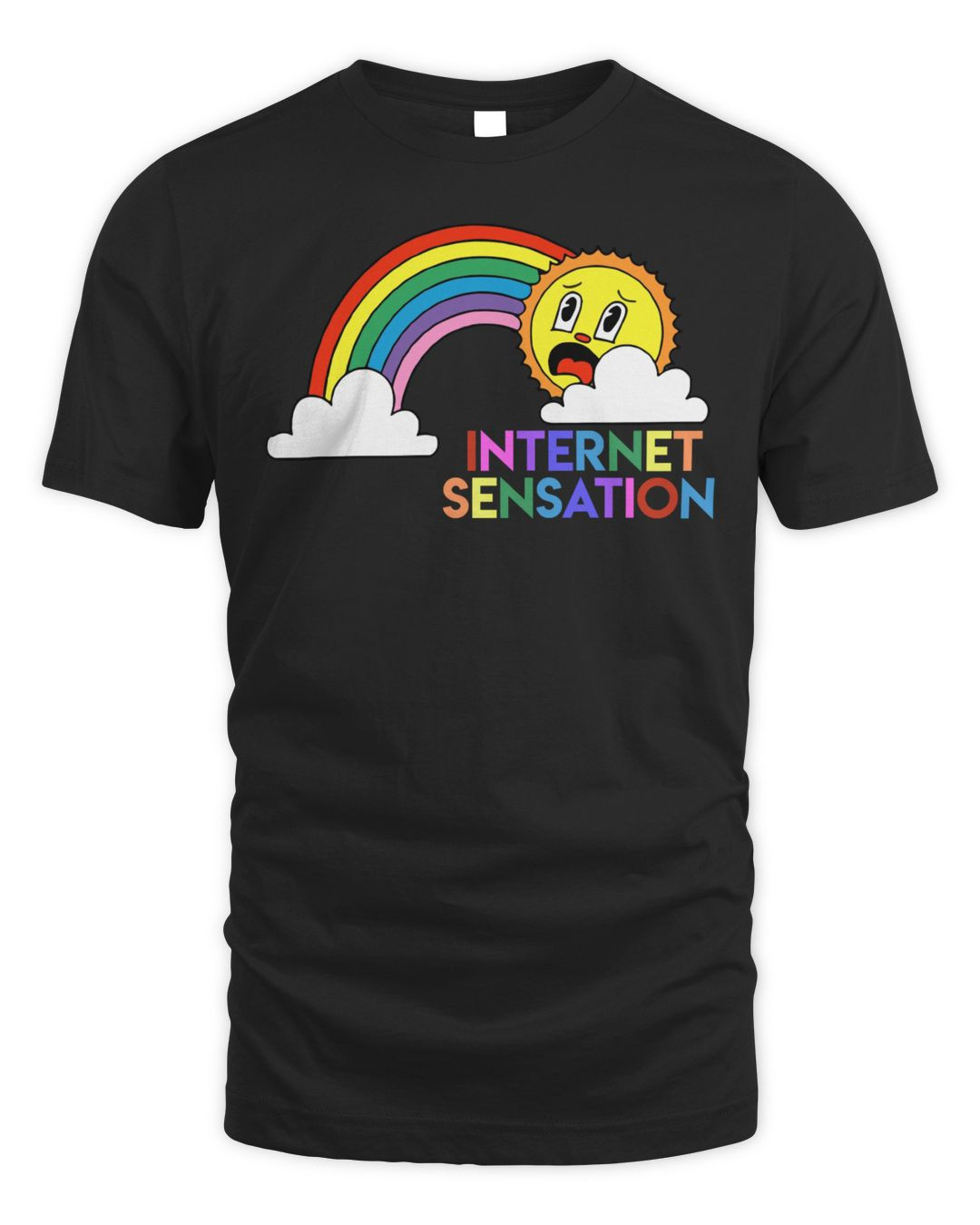 Internet Sensation Merch Rainbow & Sun Shirt
