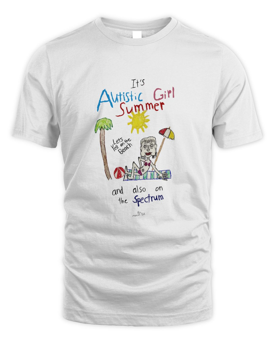 Marcus Pork Merch Autistic Girl Summer Hoodie