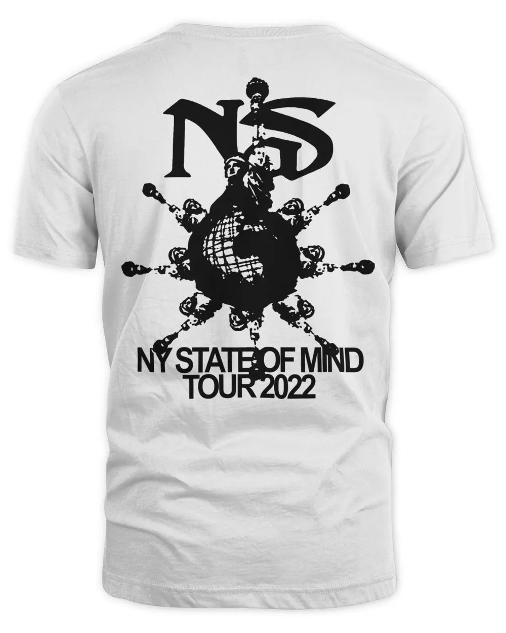 Nas Merch 2022 Ny State Of Mind Shirt