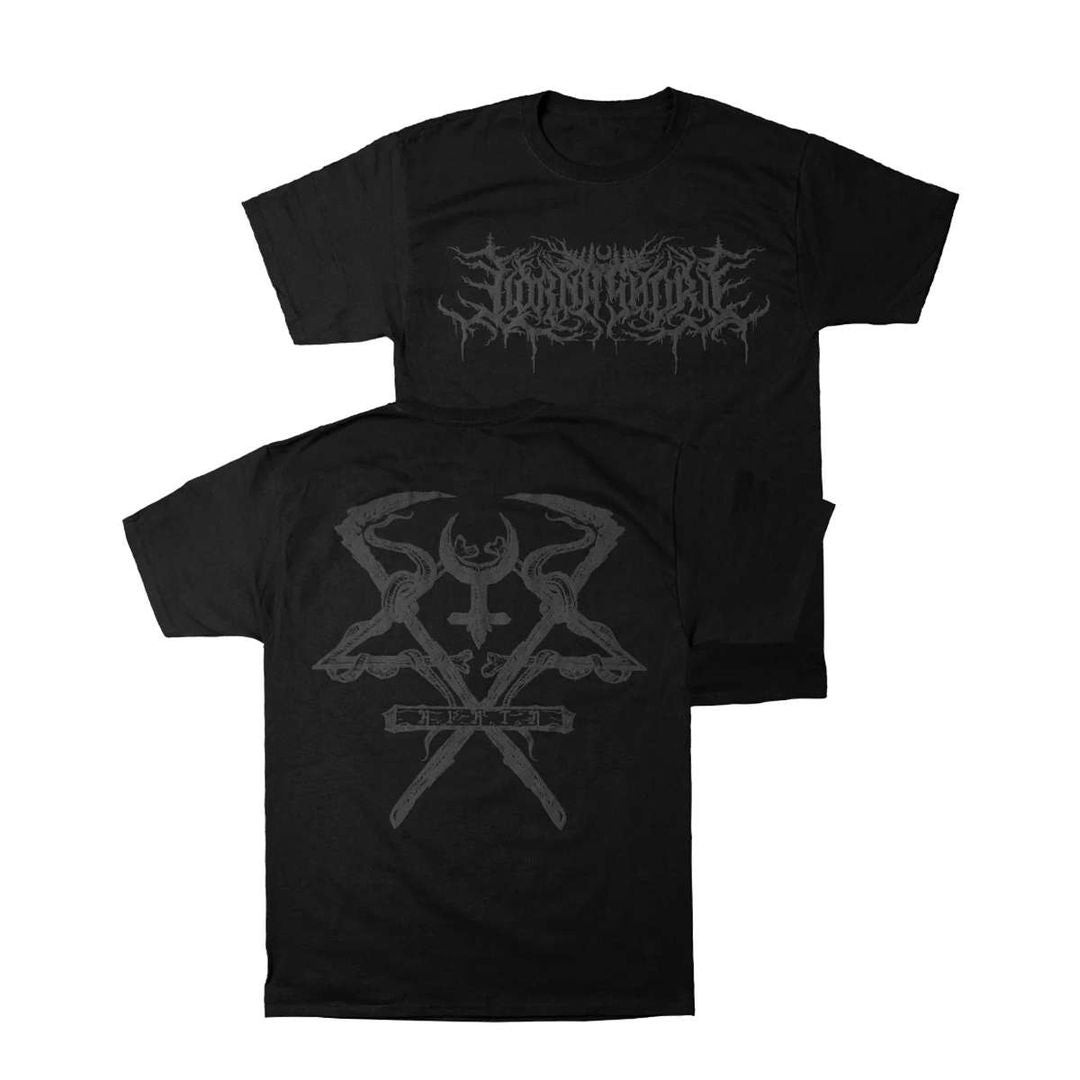Lorna Shore Merch Lorna Shore Black On Black Shirt