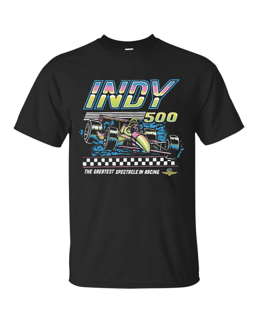 Homage Indy 500 Retro Car T Shirt