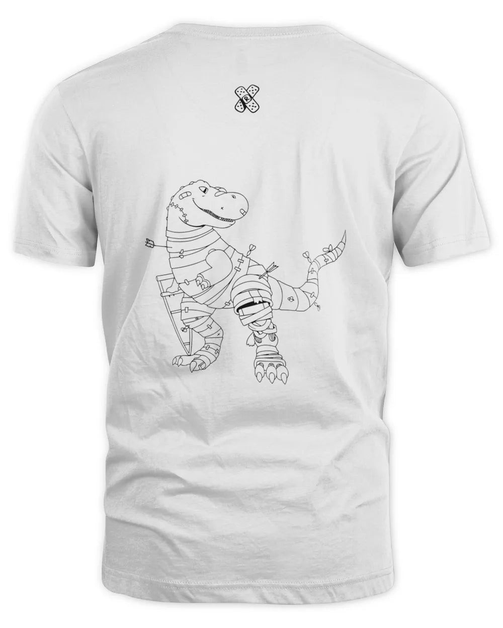 How Ridiculous Rexy Staple White Tee