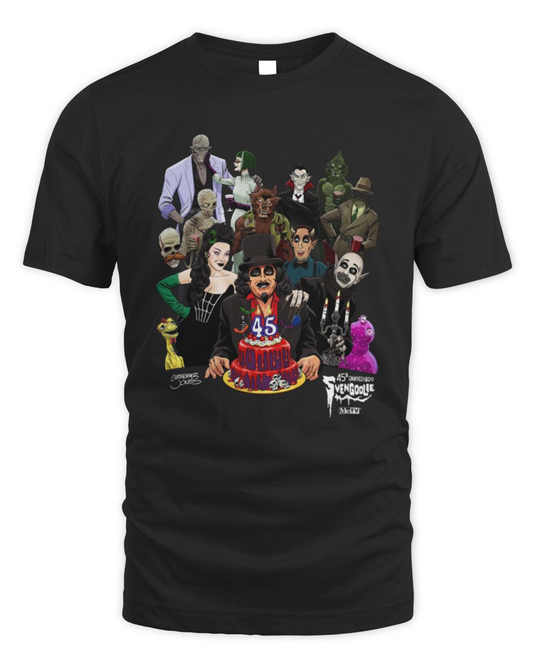 Metv Mall Store Svengoolie 45th Anniversary T Shirt