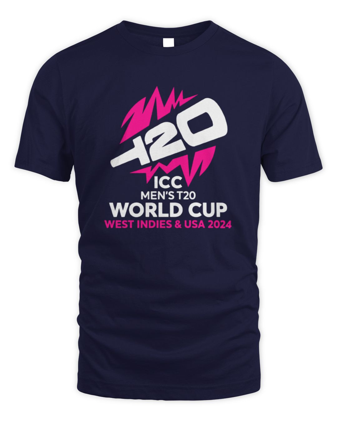 Icc Cricket Store Icc Men's T20 World Cup West Indies & Usa 2024 Logo T Shirt