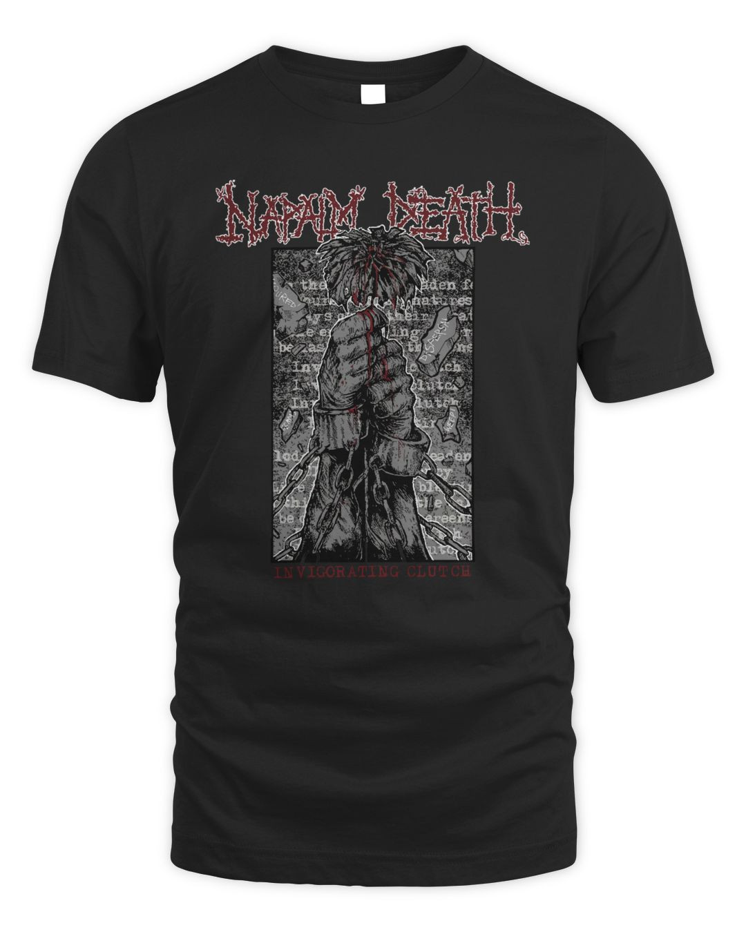 Napalm Death Merch Invigorating Clutch Shirt