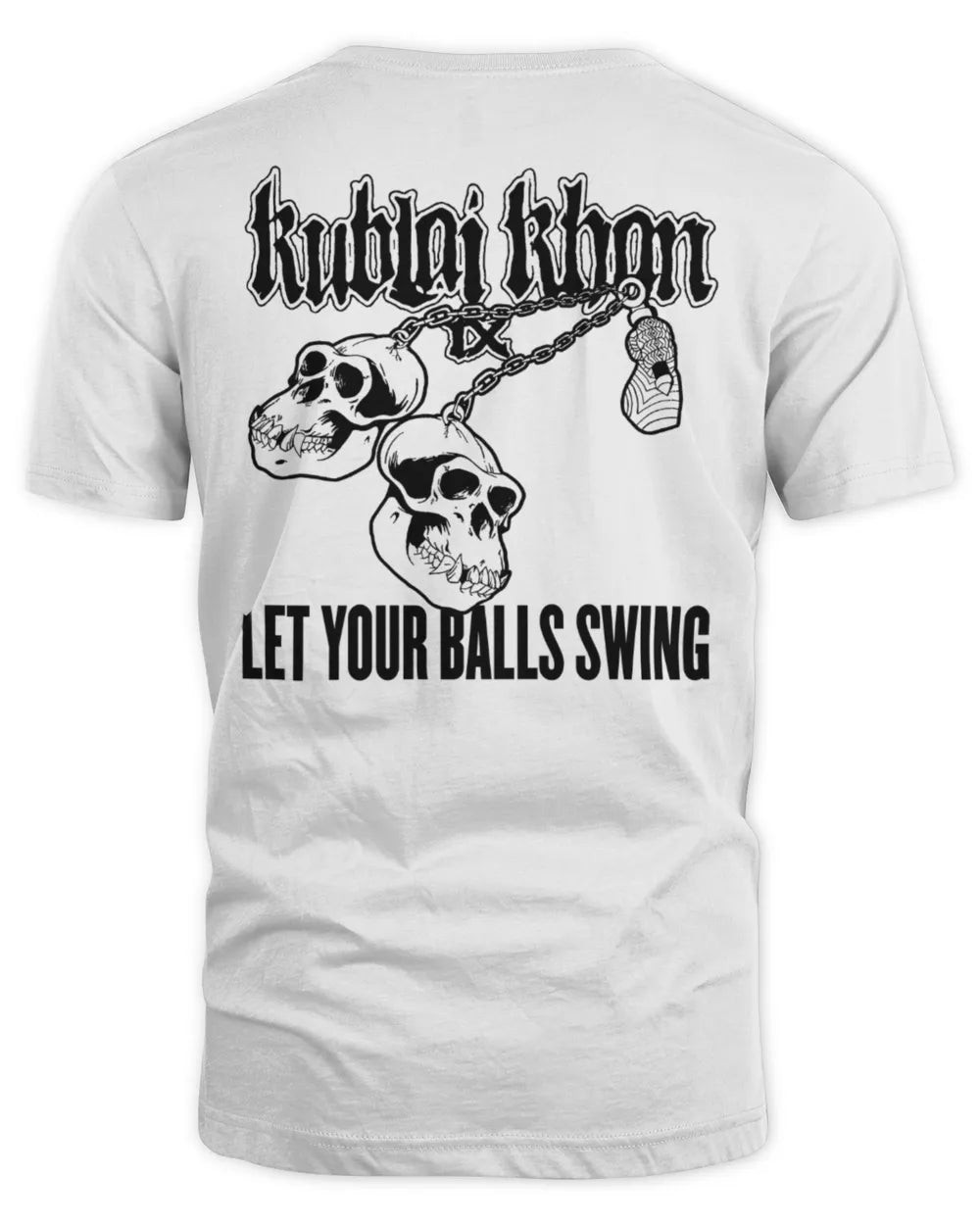 Kublai Khan Tx Merch Let The Balls Swing Shirt