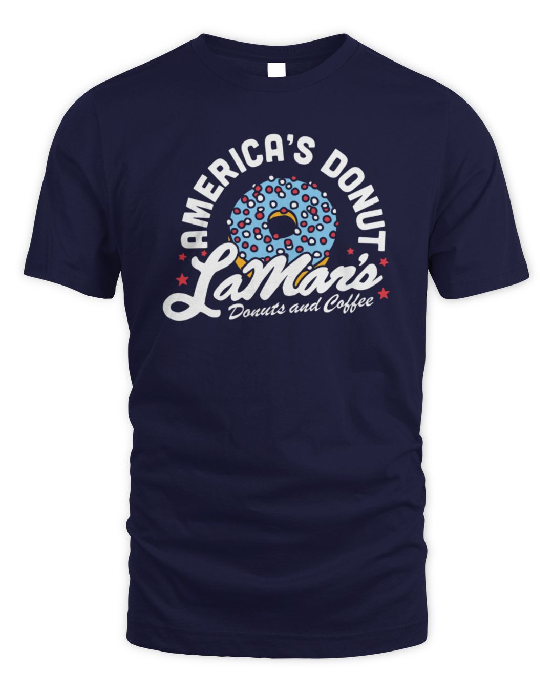 Lamar's Donuts And Coffee Navy Merch Hoodie
