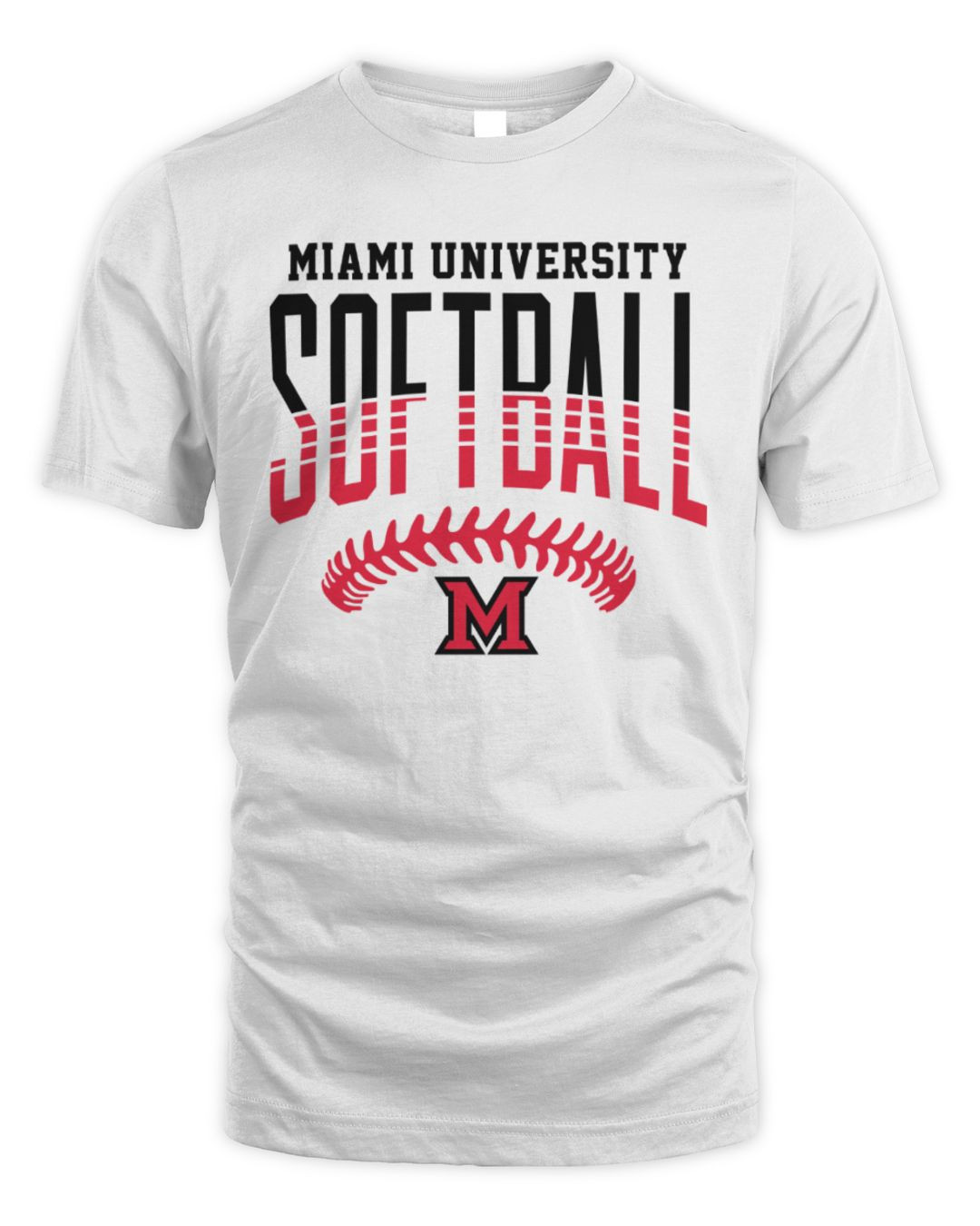 Miami Redhawks Softball 2024 Logo Shirt