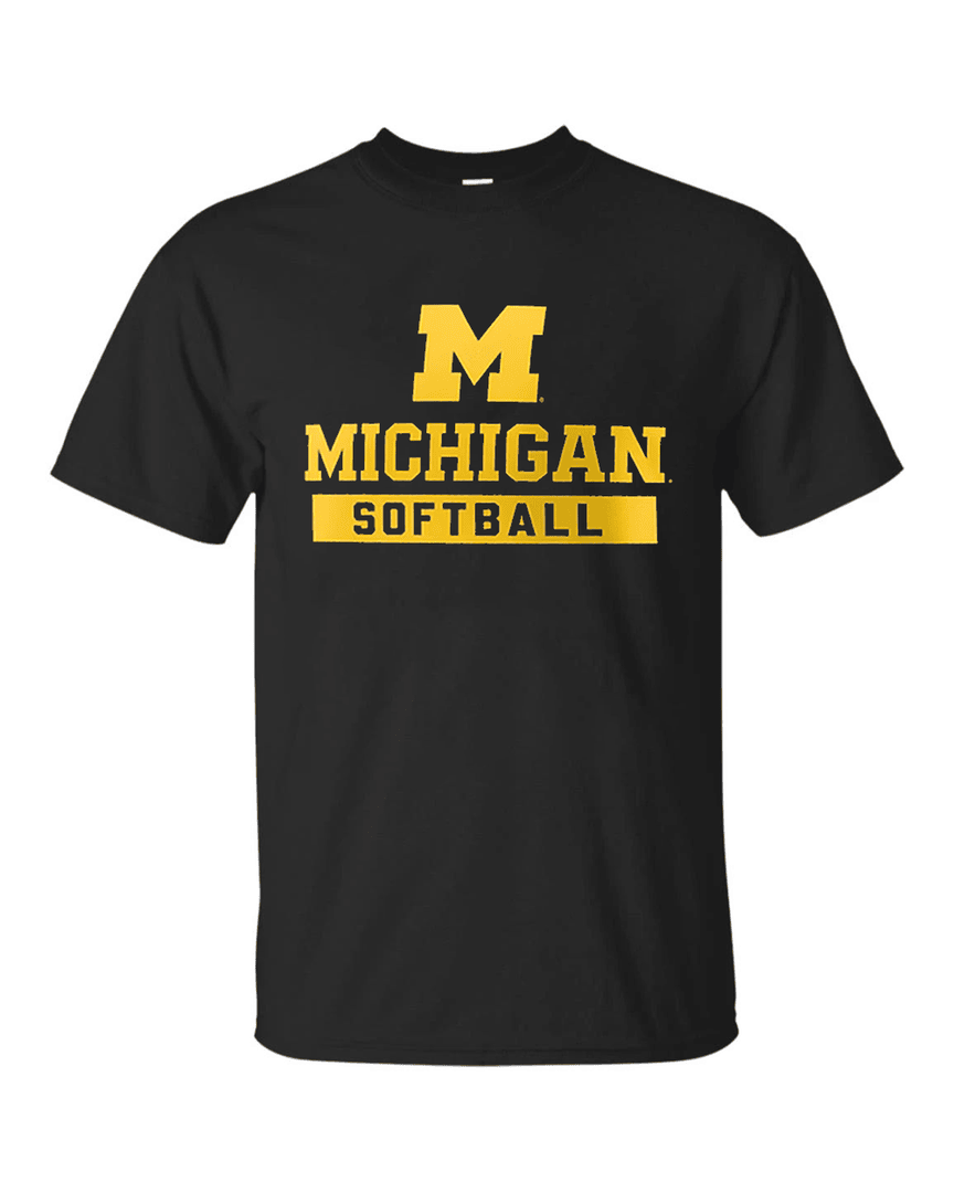 Michigan Wolverines Softball T Shirt