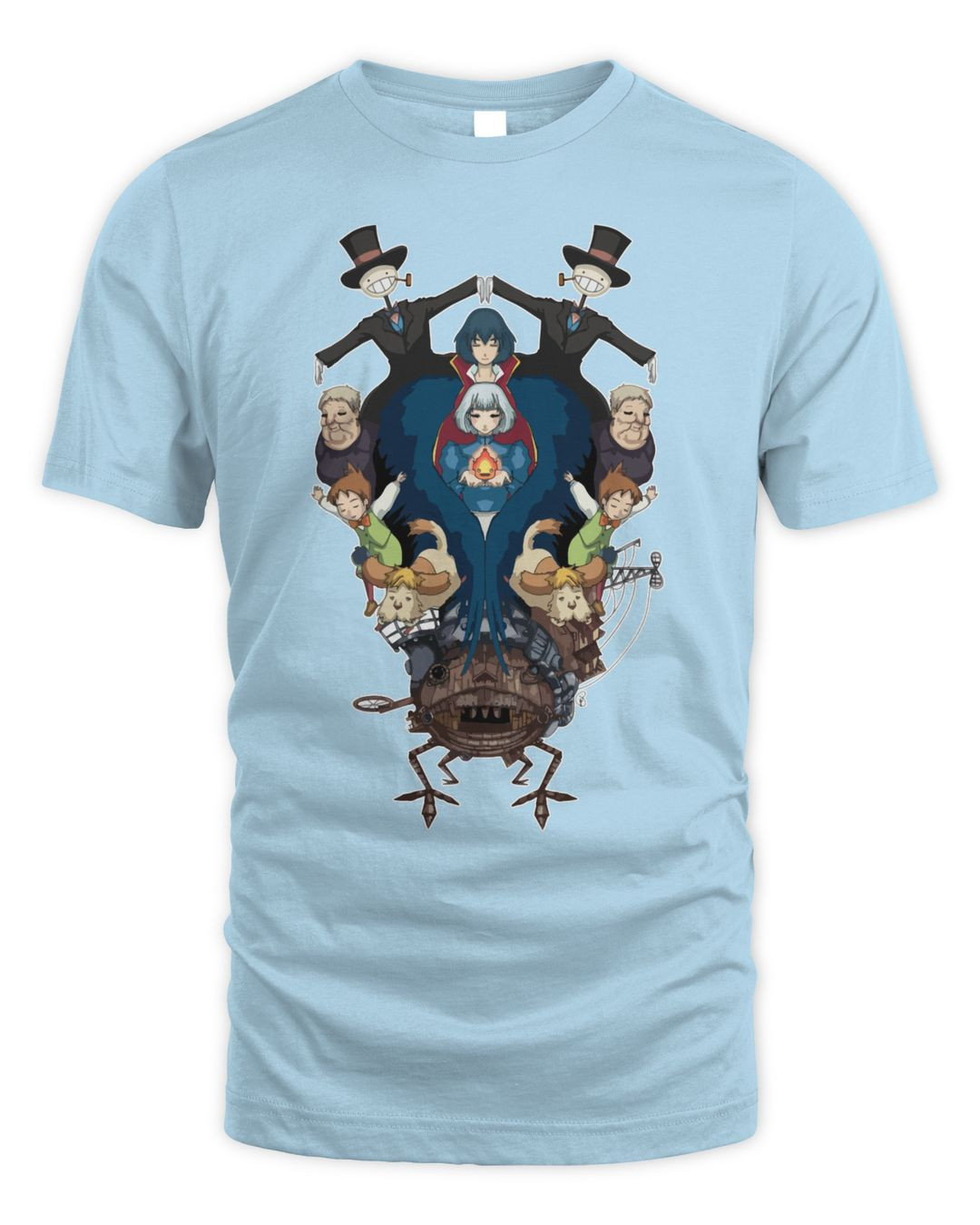 Howls Moving Castle Merch Characters Mirror Shirt