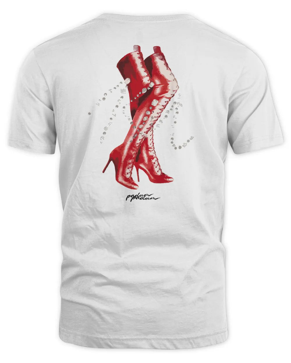 Kylie Minogue Merchandise Red Boots Shirt