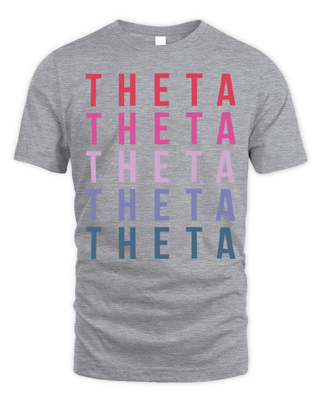 Kappa Alpha Theta Merch Bright And Stacked Comfort Colors Sorority Shirt