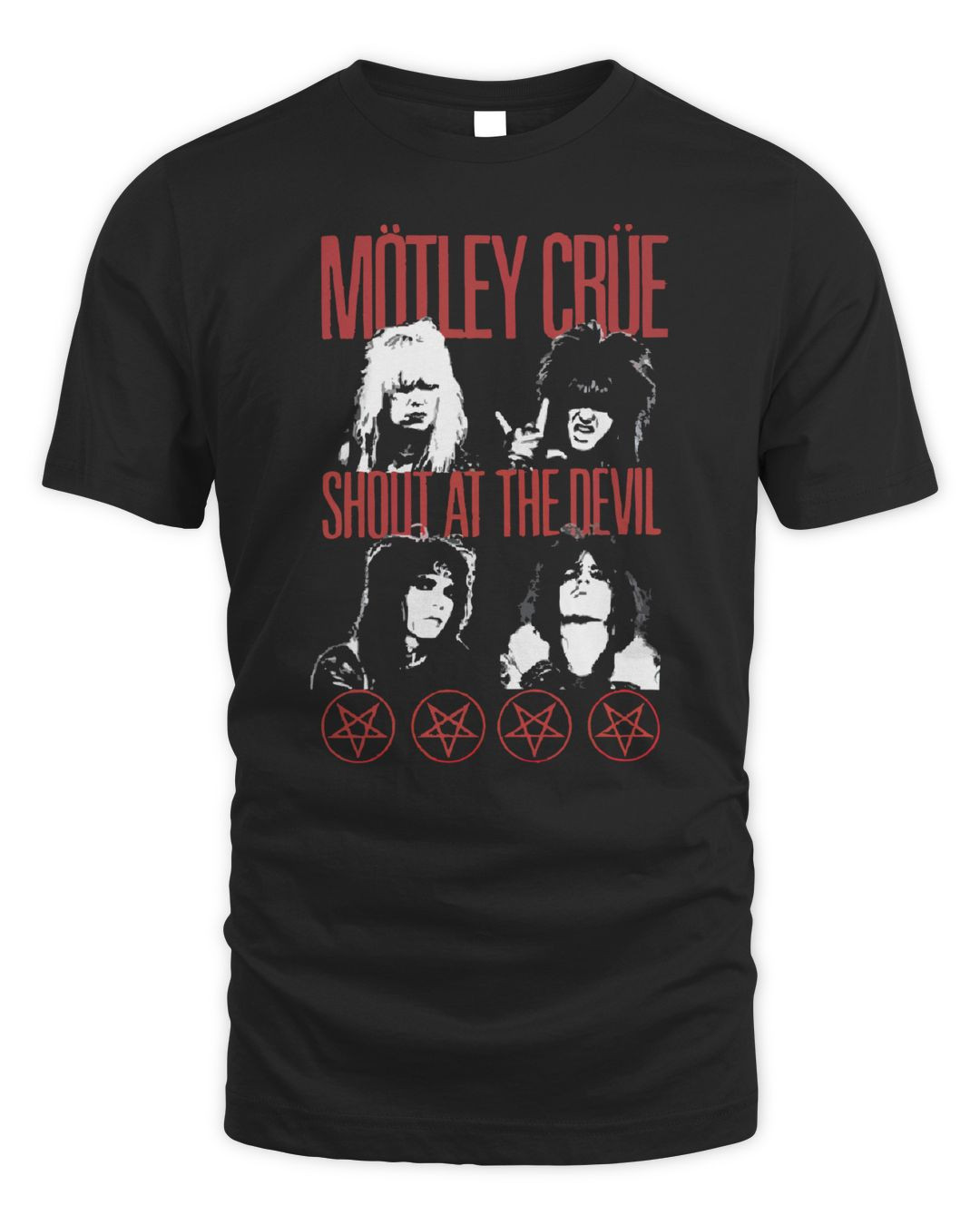 Motley Crue Merch Shout At The Devil T-shirt