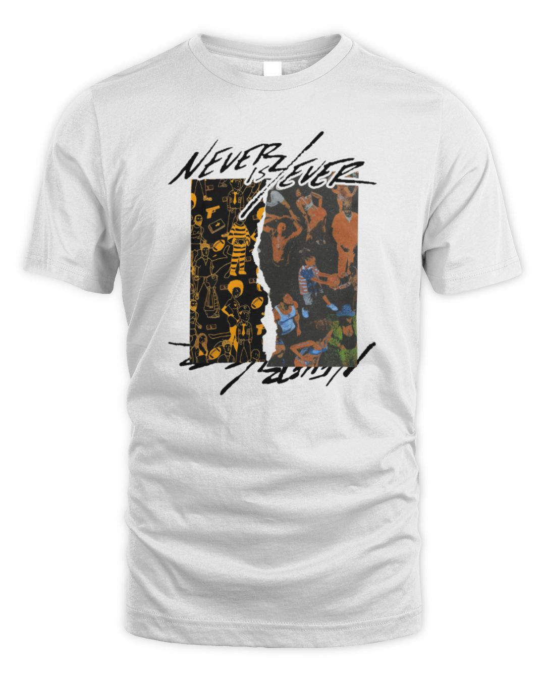 Jid Manhead Merch Unisex Never Iz 4 Ever T-shirt White