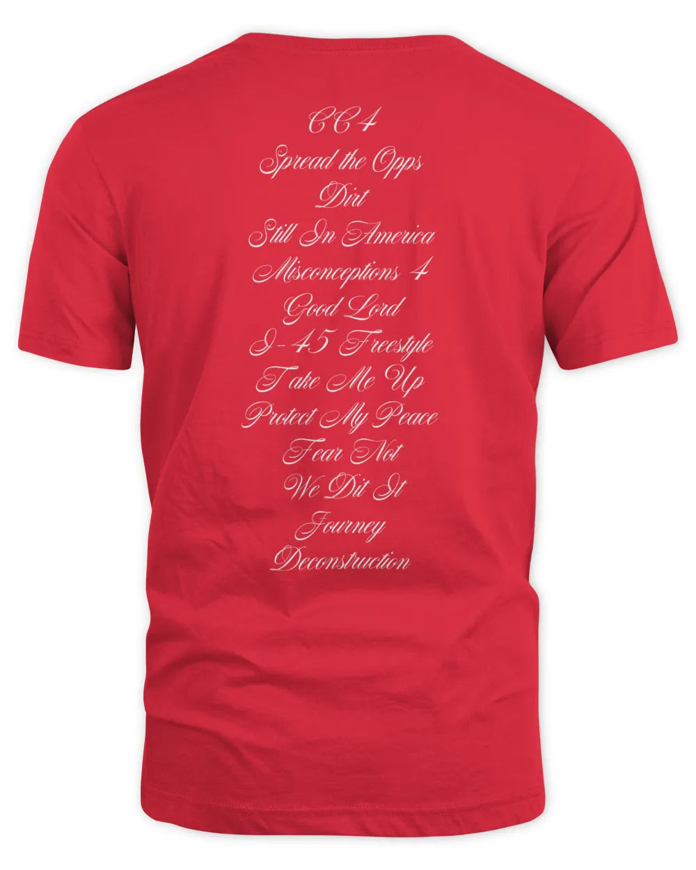 Lecrae Merch Church Clothes 4 Tracklist Shirt