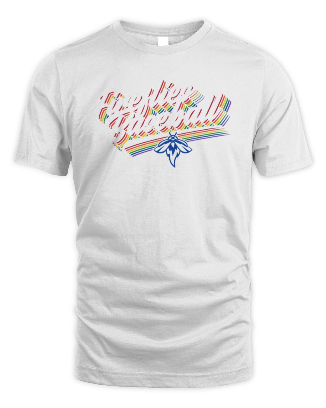 Milb Shop Columbia Fireflies Retro Rainbow Tee