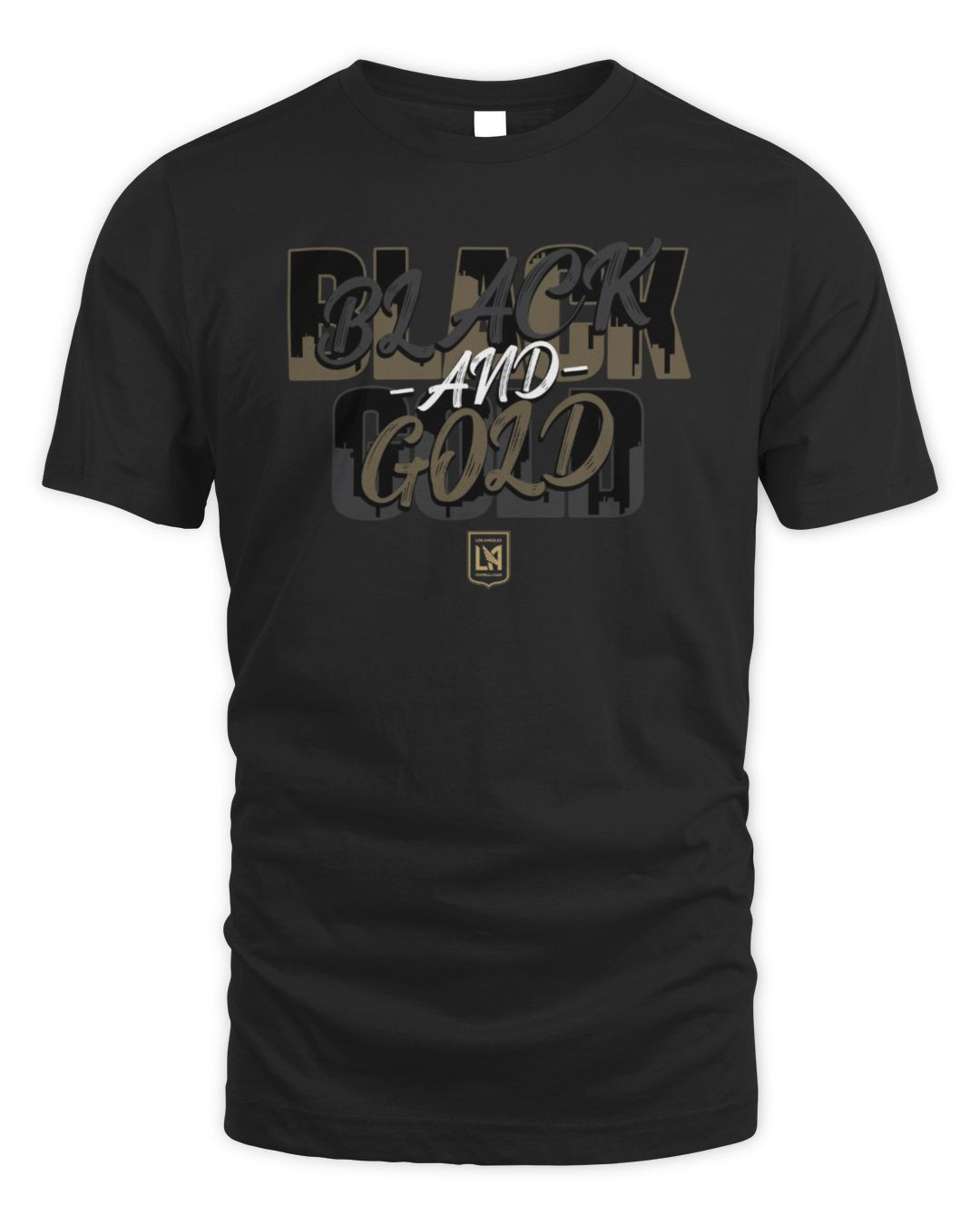 Lafc Black And Gold Pullover Crewneck Sweatshirt