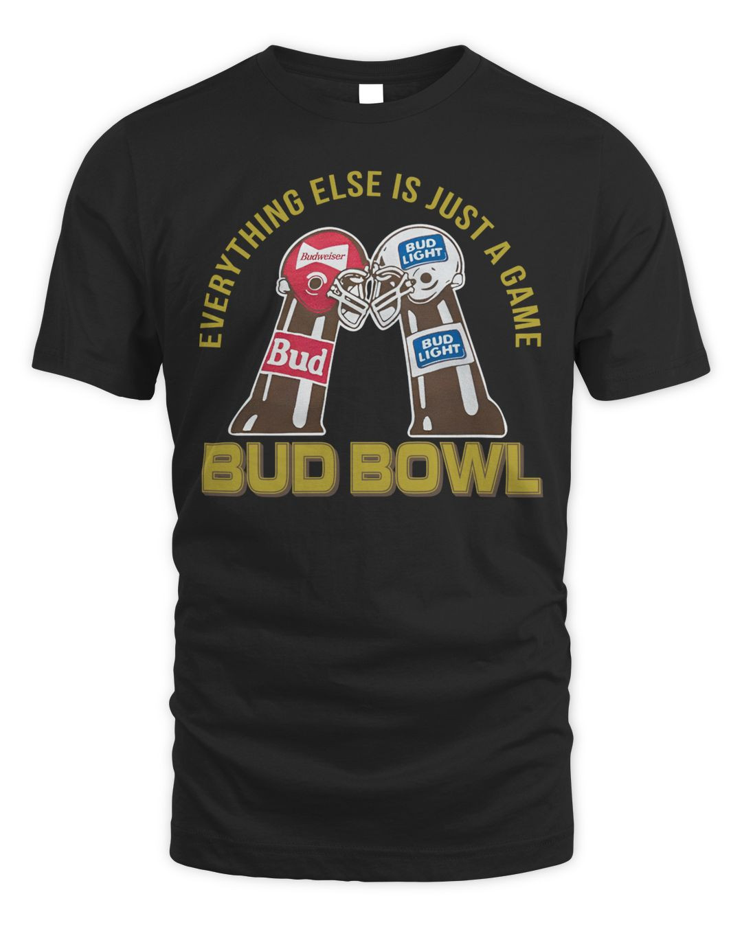 Men's Homage Charcoal Budweiser Bud Bowl Tri-blend T-shirts