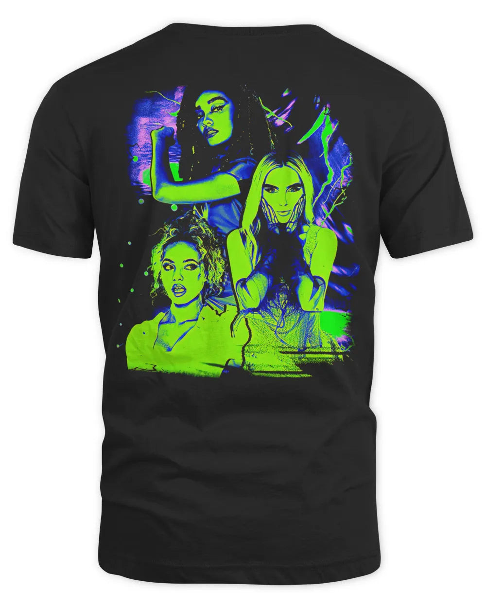 Little Mix Merch Neon Montage Shirt