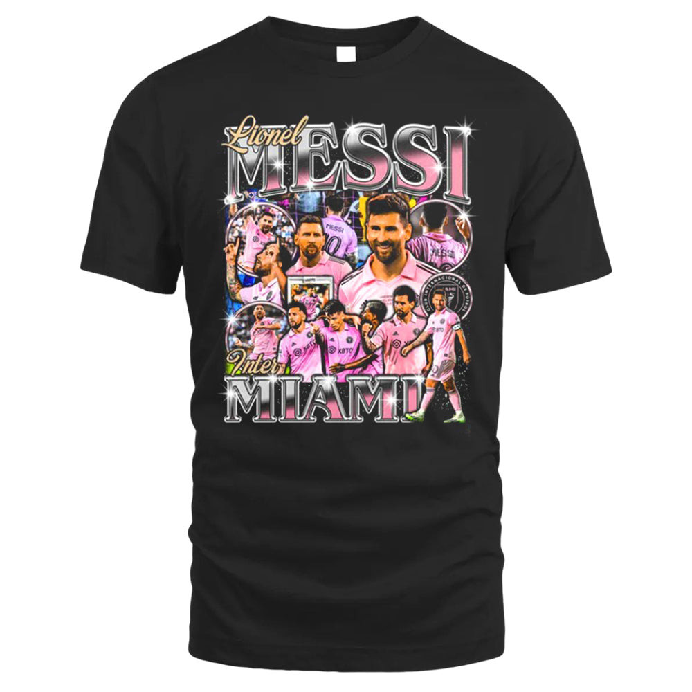 Lionel Messi Inter Miami Tee, Vintage T-shirt Style