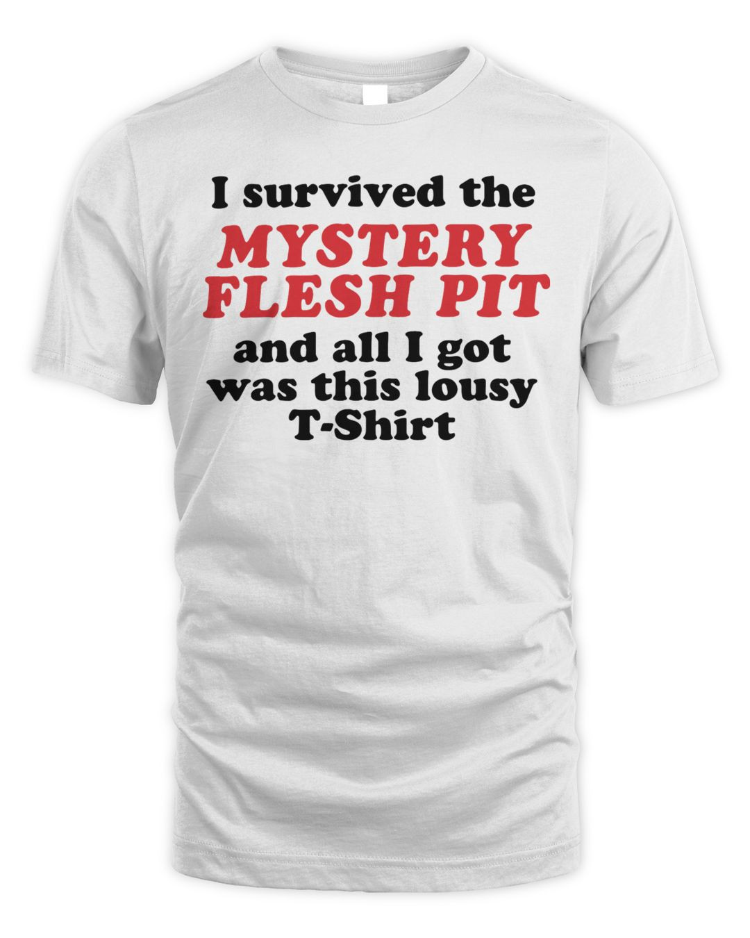 Mystery Flesh Pit National Park Merch I Survived Shirt