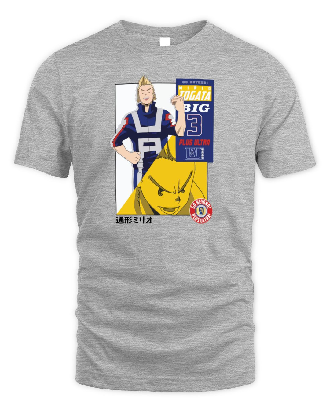 Mha Merch Mirio Togata Character Card Shirt