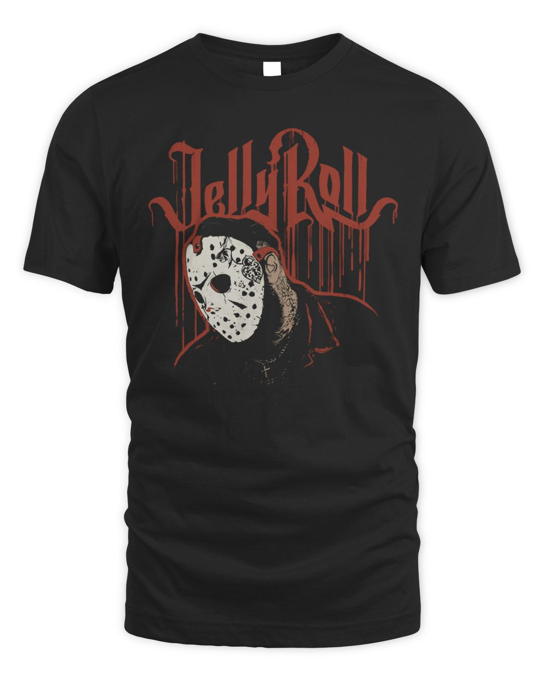 Jelly Roll Merchandise White Mask T-shirt
